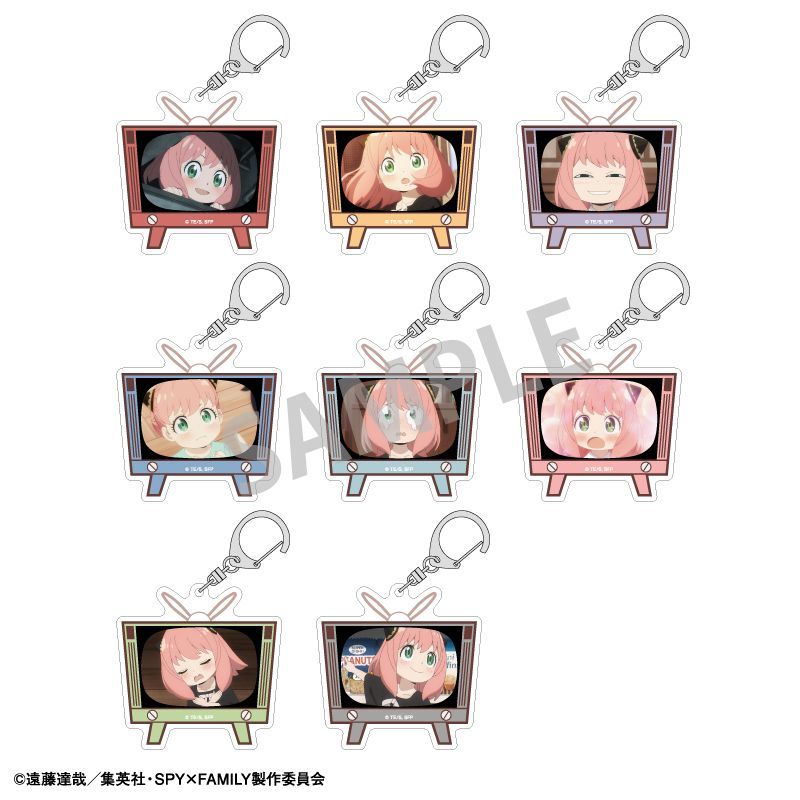 【新品・公式】SPY×FAMILY ピックキャラTDアクリルキーホルダー/アーニャ 1BOX 公式グッズ colleize コレイズ