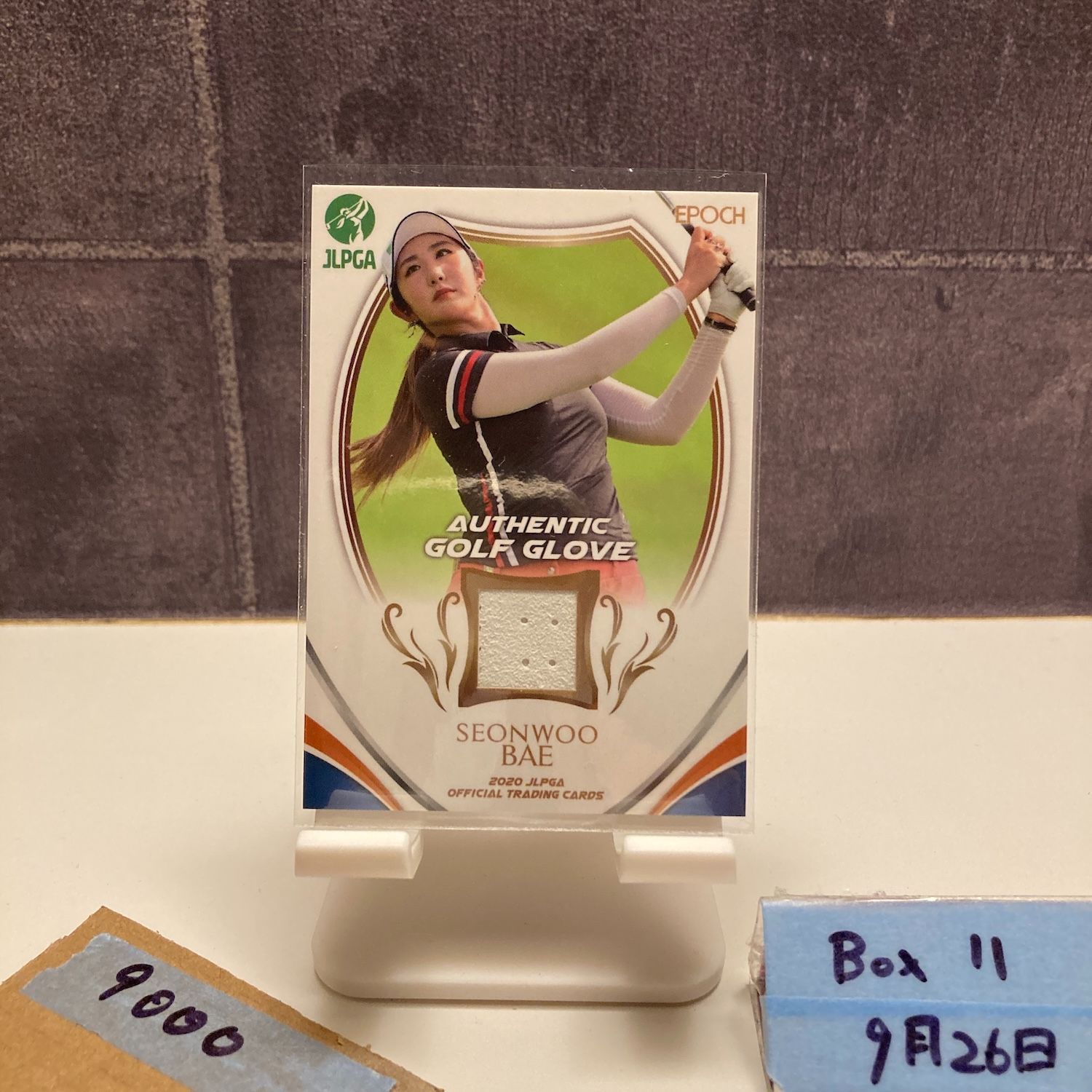 2020 EPOCH ペ ソンウ Seonwoo Bae 25|45 JLPGA Winners Memorabilia カード