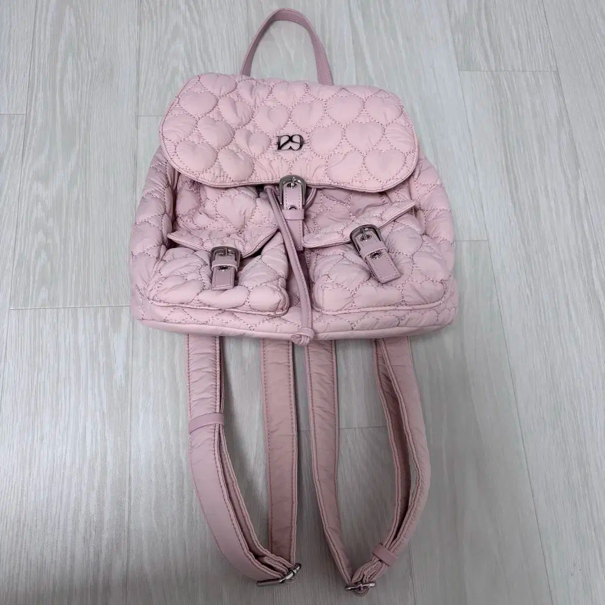 [韓国人気]★ILLIGO★Heart Quilting Backpack★バックパック★ ILLIGO】Heart Quilting Backpack (ILLIGO/バックパック