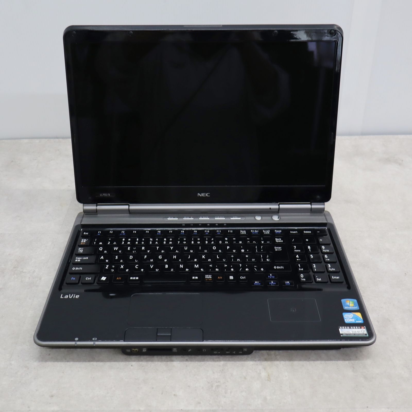 nec lavie ノートパソコン LL750 美品 Blu-ray パソコン windows