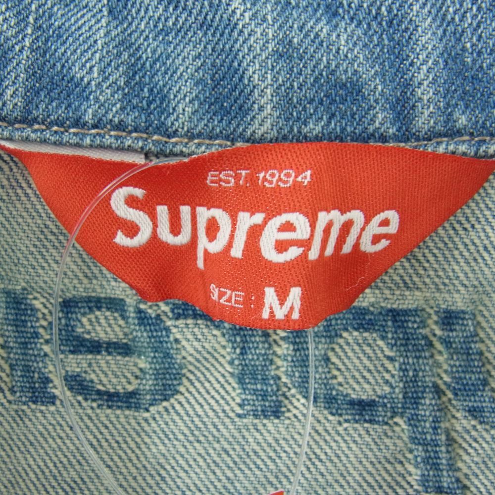 Supreme シュプリーム デニムジャケット 21SS Frayed Logos Denim