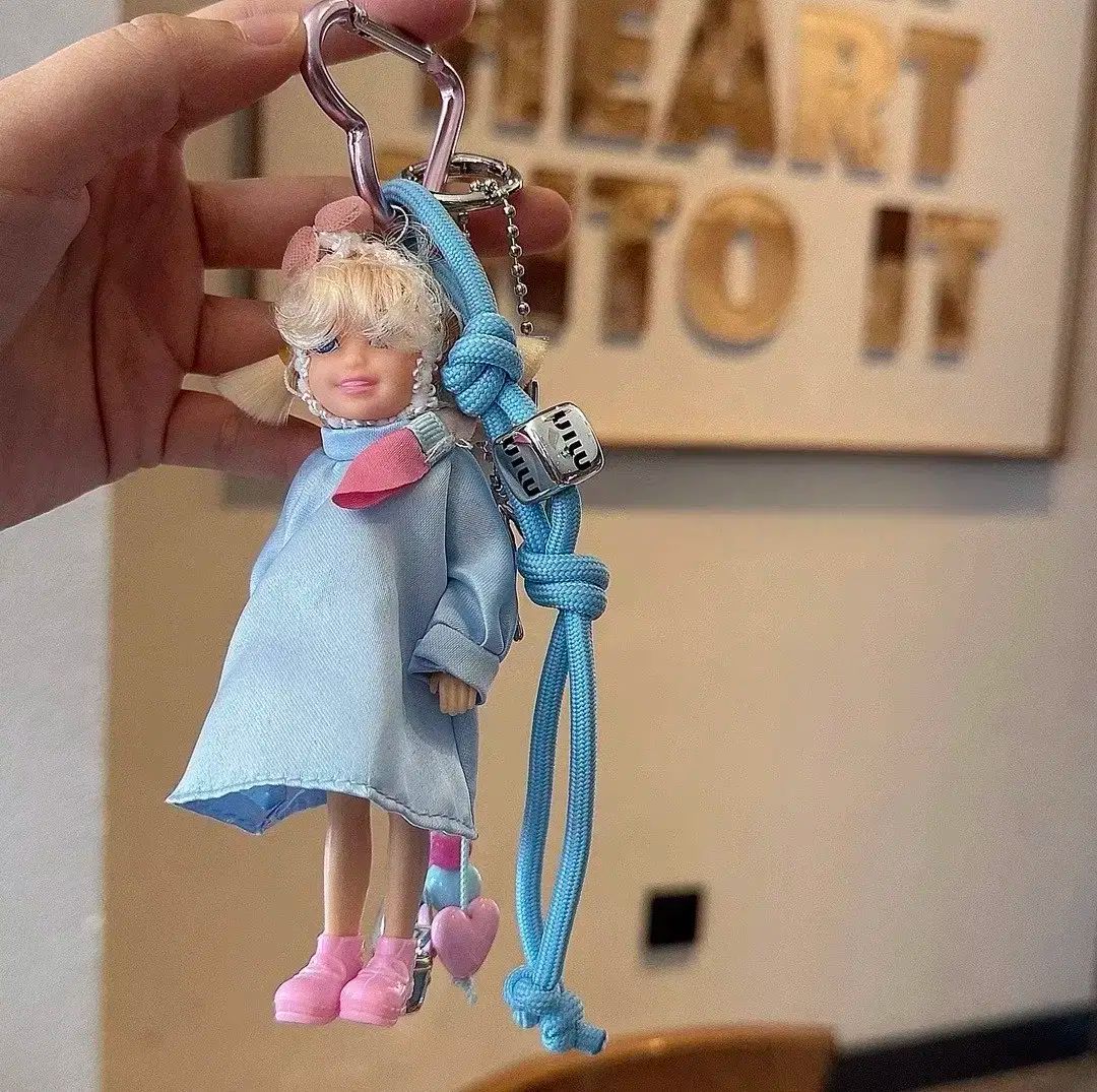 バービーキーホルダー　バービーバッグチャーム　マテル社ドール使用　キーリング バービーチャーム バービーキーホルダー マテル社ドール使用 Barbie