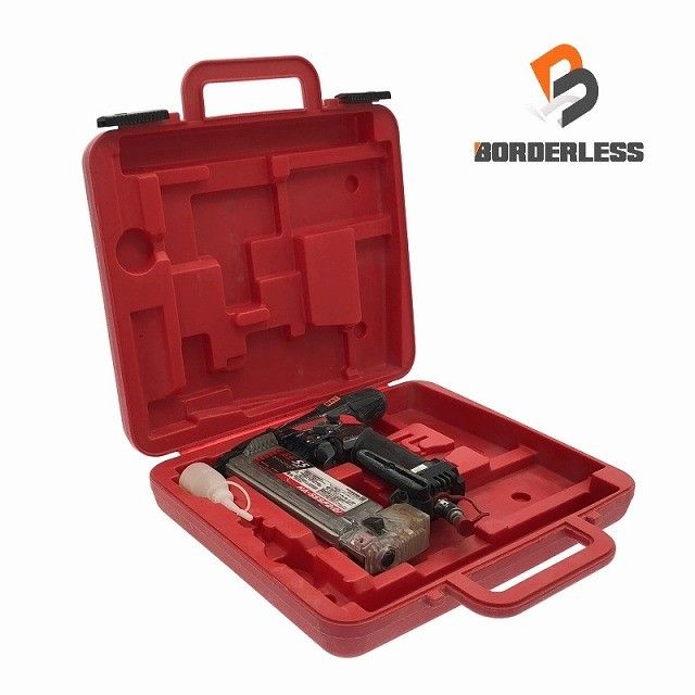 比較的 MAX マックス 55mm 高圧 スーパーフィニッシュネイラ HA-55SF2 D ケース付 仕上釘打機 仕上釘打ち機 仕上げ釘打機