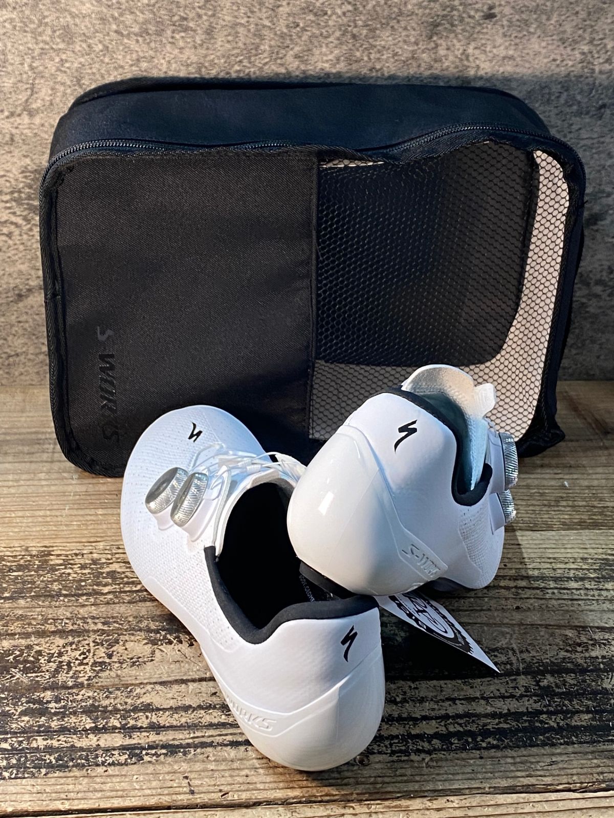 JM397 スペシャライズド SPECIALIZED エスワークス S-WORKS トーチ TORCH RD ビンディングシューズ 白 EU40 SPD-SL