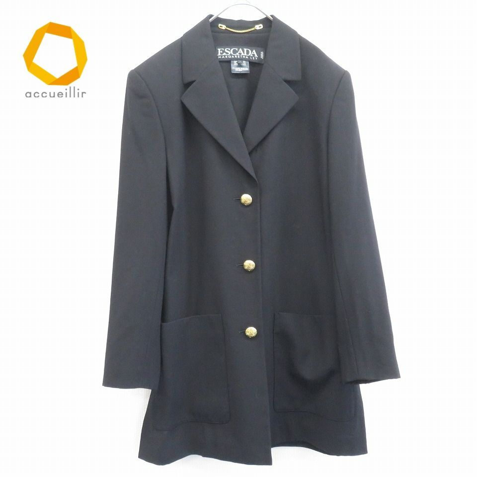 エスカーダ ESCADA ヴィンテージ ドイツ製 ジャケット テーラード 金釦