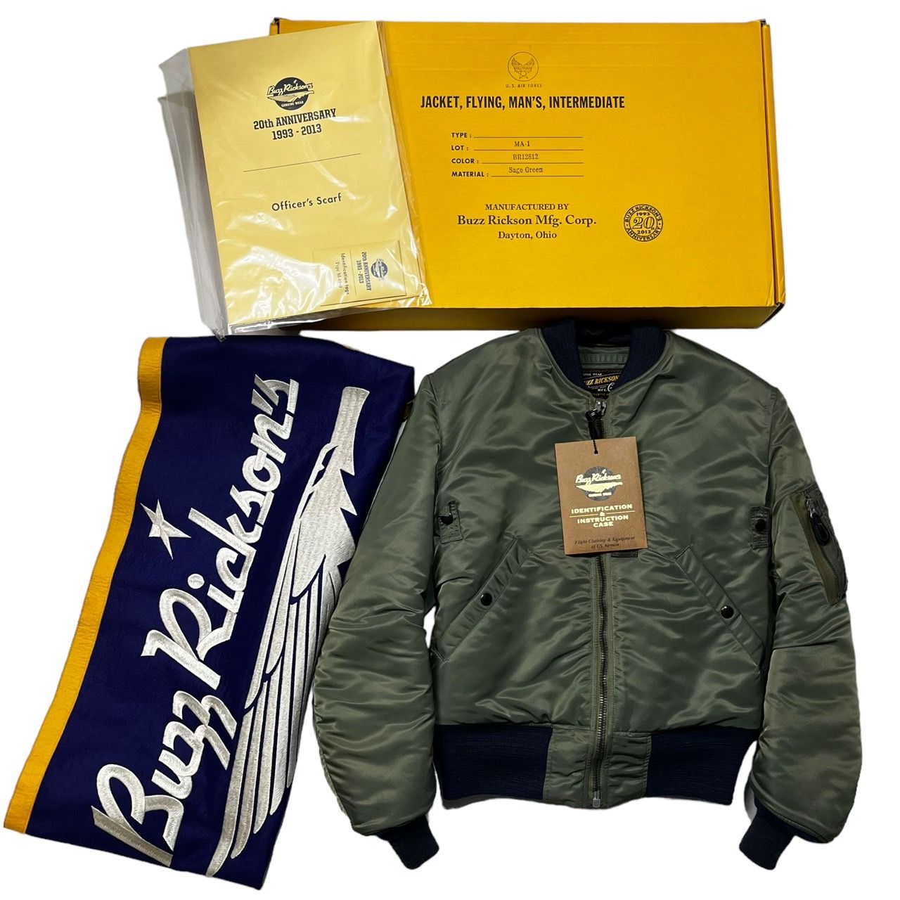 BUZZ RICKSON'S(バズリクソンズ) 20周年記念 TYPE MA-1 SLENDER