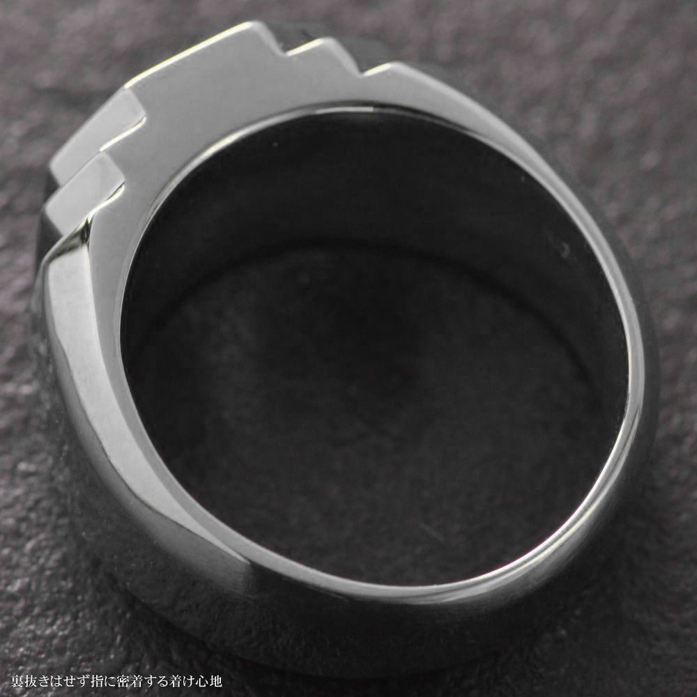 プラチナ リング Pt900 18号 シグネットリング プラチナ リング Pt900