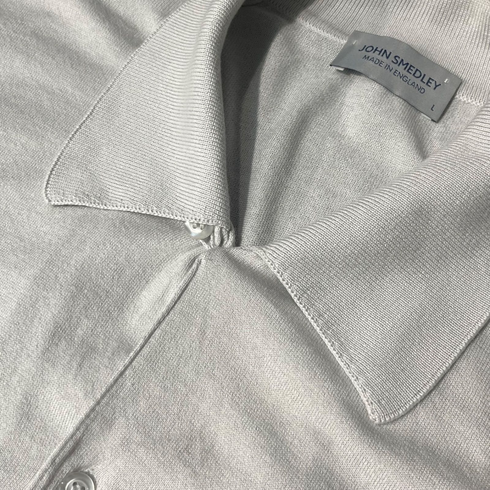 JOHN SMEDLEY ジョンスメドレー コットンニット 半袖 カーディガン 