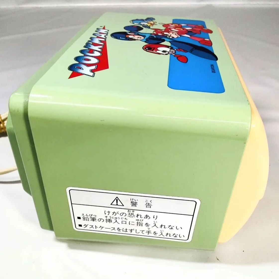 希少】三菱電動シャープナー KE-32型 ロックマン 鉛筆削り 昭和