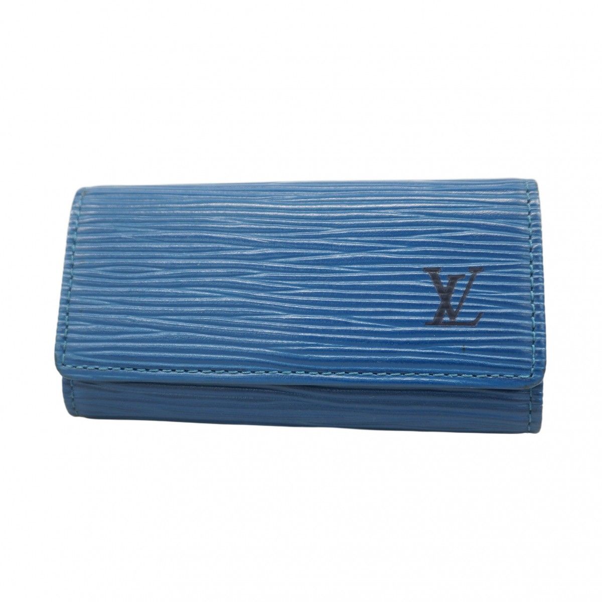 5mc3627 ルイヴィトン キーケース エピ ミュルティクレ4 M63825 トレドブルー メンズ レディース ユニセックス