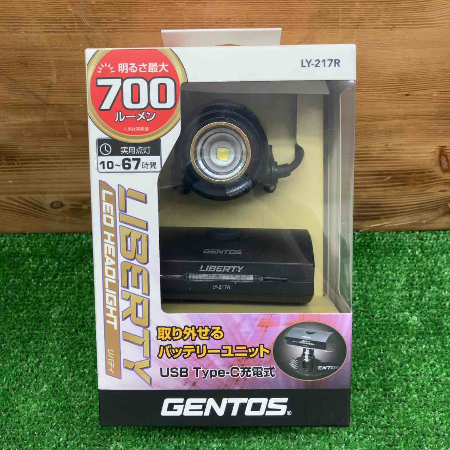 未使用品】 ジェントス/GENTOS LEDヘッドライト LY-217R 【鴻巣