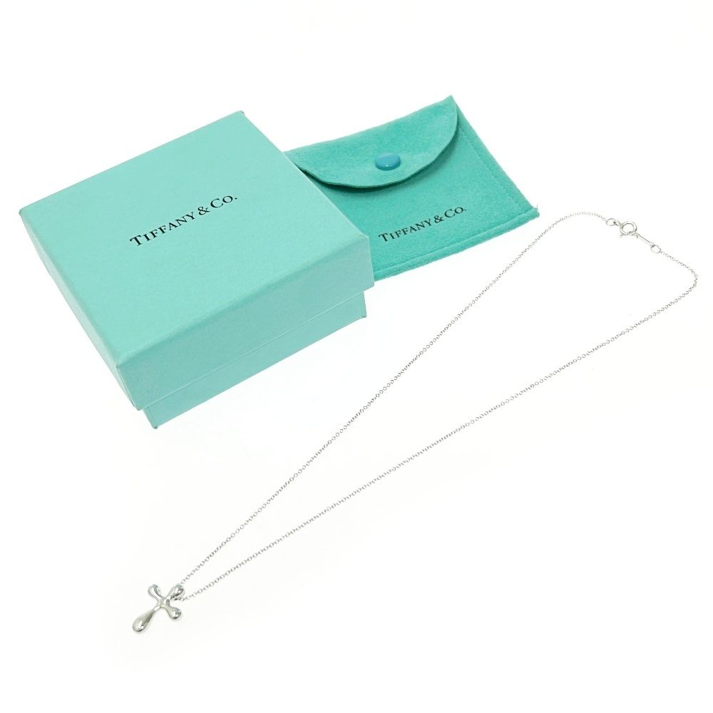 Tiffany & Co. シルバー クロス型ネックレス.クロスエルサ.中古 中古・古着通販】TIFFANY & Co. (ティファニー) エルサ