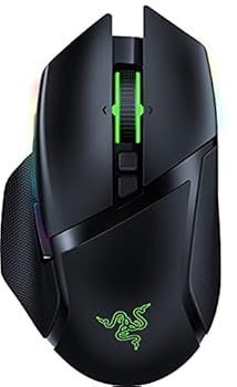 【中古】(非常に良い)Razer ゲーミングマウス ワイヤレス 無線 Basilisk Ultimate without Charging Dock 【マウス単体モデル】 高速無線 11ボタン チルトスイッチ Fo