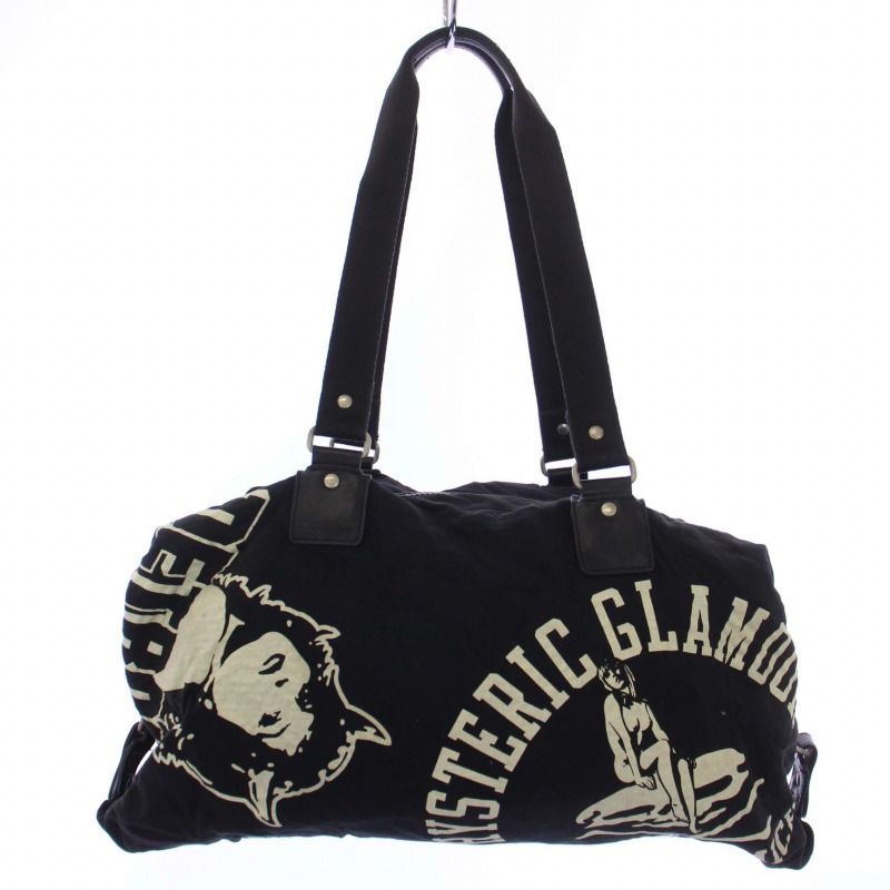 ヒステリックグラマー ガールプリント ボストンバッグ ヒステリックグラマー HYSTERIC GLAMOUR ガールプリント