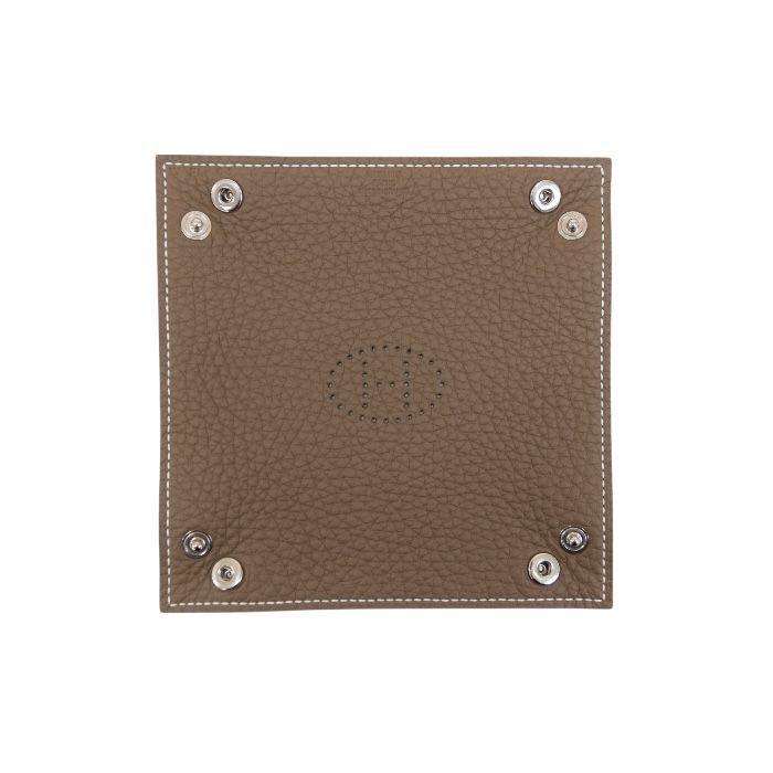 エルメス アクセサリートレイ ヴィドポッシュ トリヨンクレマンス エトゥープ HERMES - 【中古】 エルメス その他小物 アクセサリートレイ