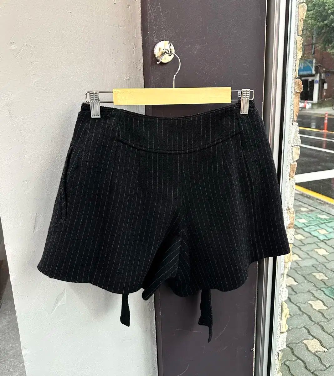 ストライプ ウール