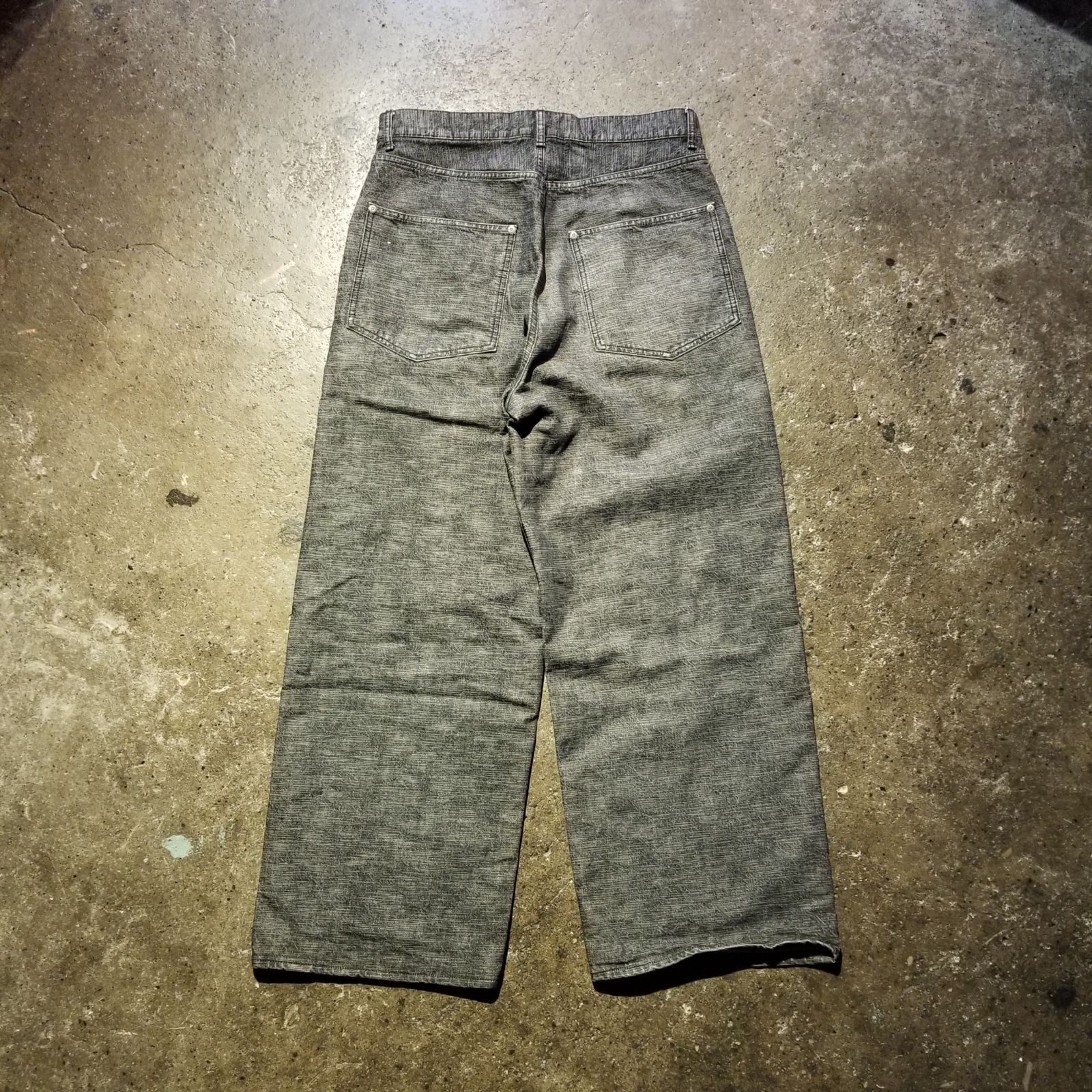 FUTURE ARCHIVE 24ss BUGGY SLAB DENIM PANTS L BEAMS フューチャー 
