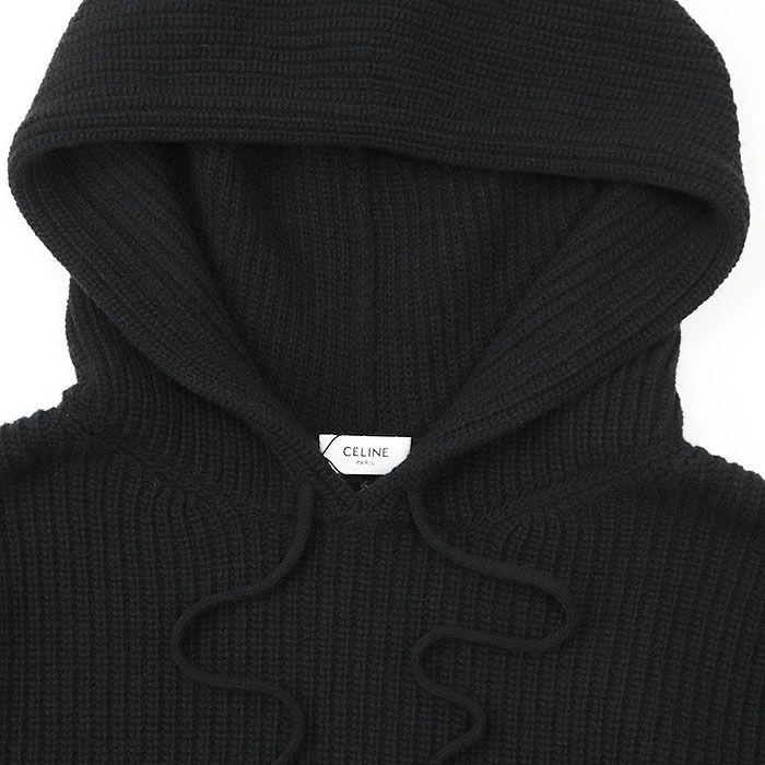 新品同様】CELINE PARIS セリーヌ パリ パーカー ニット ロゴ