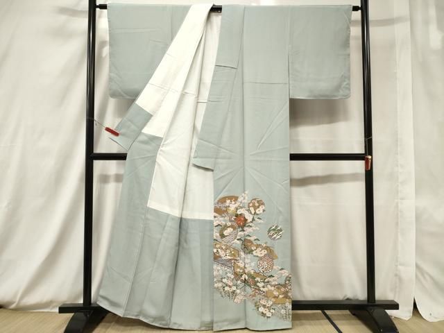 平和屋着物□豪華色留袖 雪輪屏風花文 金彩 正絹 逸品 未使用