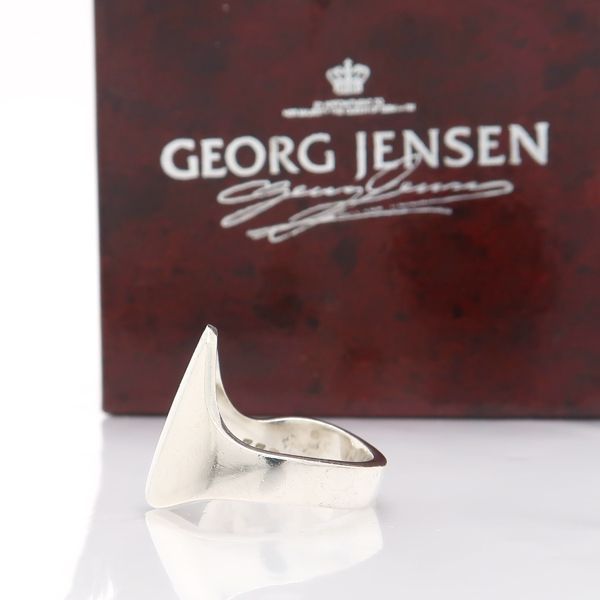 GEORG JENSEN ウェーブ リング 925S 波 A77B シルバー 14号 箱付