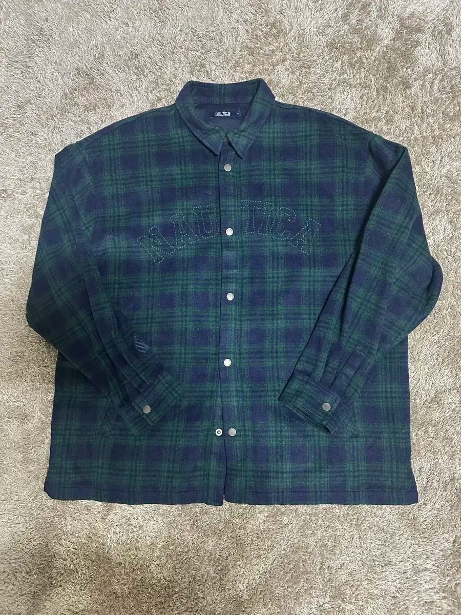 【雷市場（ポンジャン）商品韓国直送】 xl NAUTICA(ノーティカ) ブラックウォッチ シャツジャケット