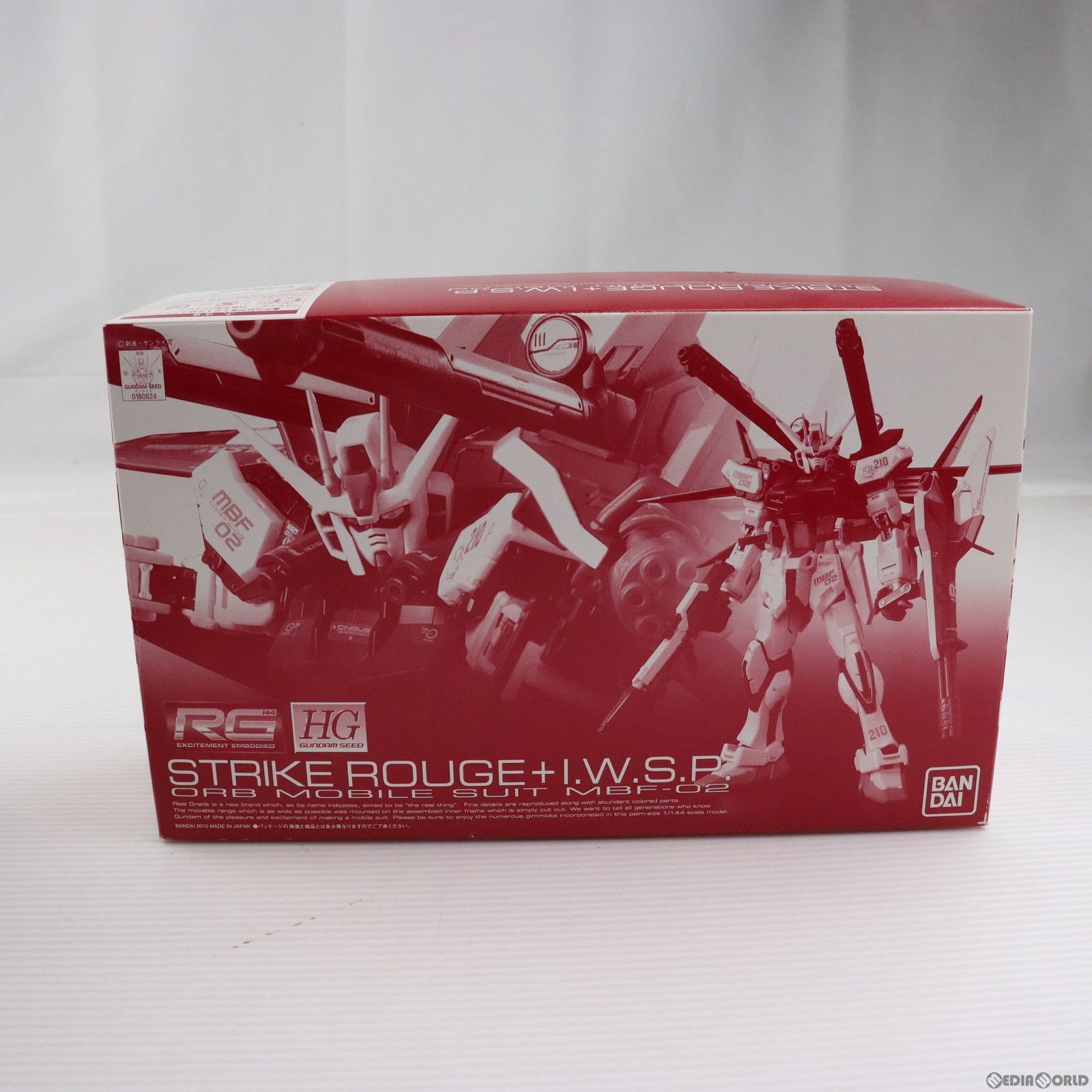 BANDAI - ホビーオンラインショップ限定 RG 1/144 MBF-02 ストライクルージュ+HG I.W.S.P. 機動戦士ガンダムSEED(シード) MSV プラモデル(0180624) バンダイ ホビーオンラインショップ限定 RG 1/144 MBF-02 ストライク