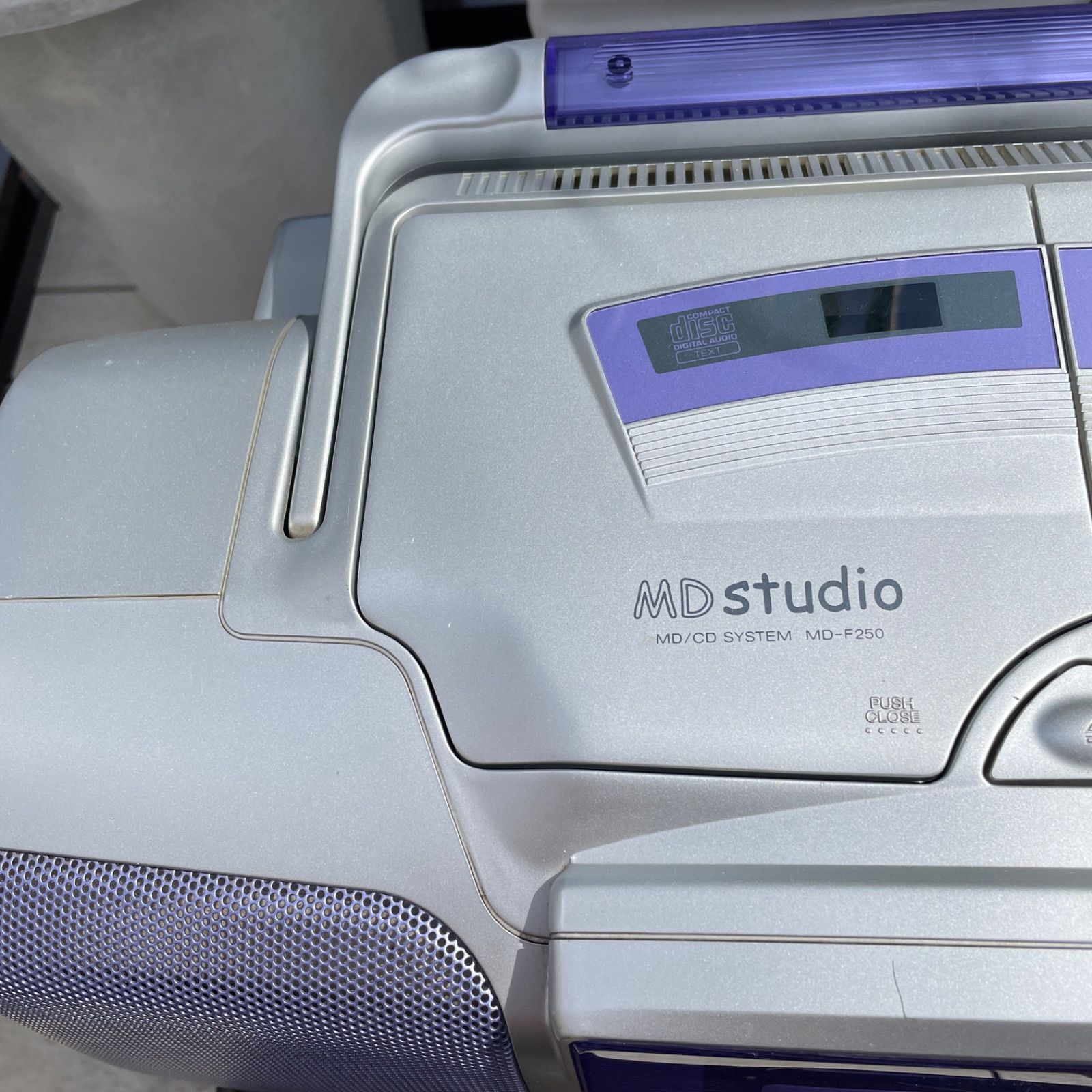 シャープMDラジカセMD-F250中古品 CDラジカセ カセットテープ シャープ MD-F250 オークション比較 - 価格.com