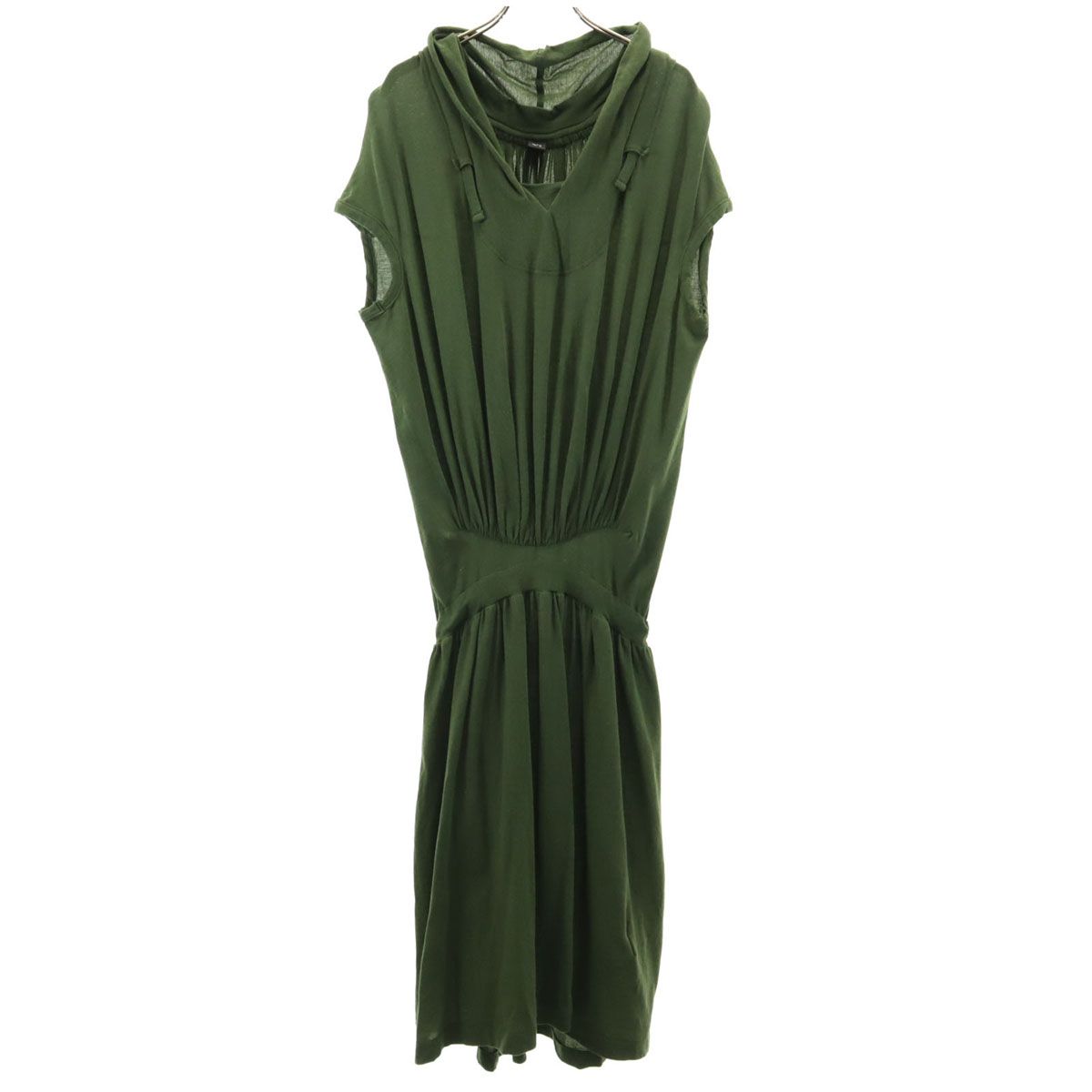 Y’s ワイズ 日本製 半袖 ワンピース 2 カーキ ヨウジヤマモト レディース Y's ワイズ 日本製 半袖 ワンピース 2 カーキ ヨウジヤマモト