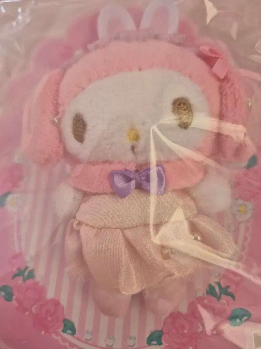 マイメロディ ブローチ マイメロディ マイメロ 白いちごのティータイム