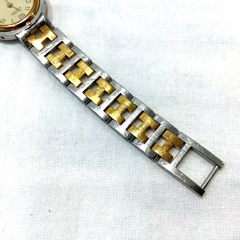 エルメス（HERMES）クリッパー コンビ色 レディース 本体のみ クオーツ  