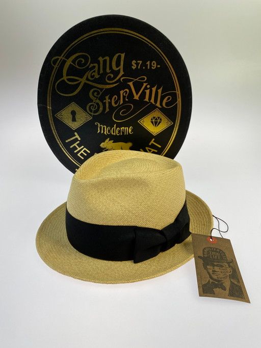 GANGSTERVILLE ギャングスタービル GSV-14-SS-G03 PANAMA HAT 帽子 パナマハット サイズ L NATURAL メンズ|レディース 185-250409-AS-12-min