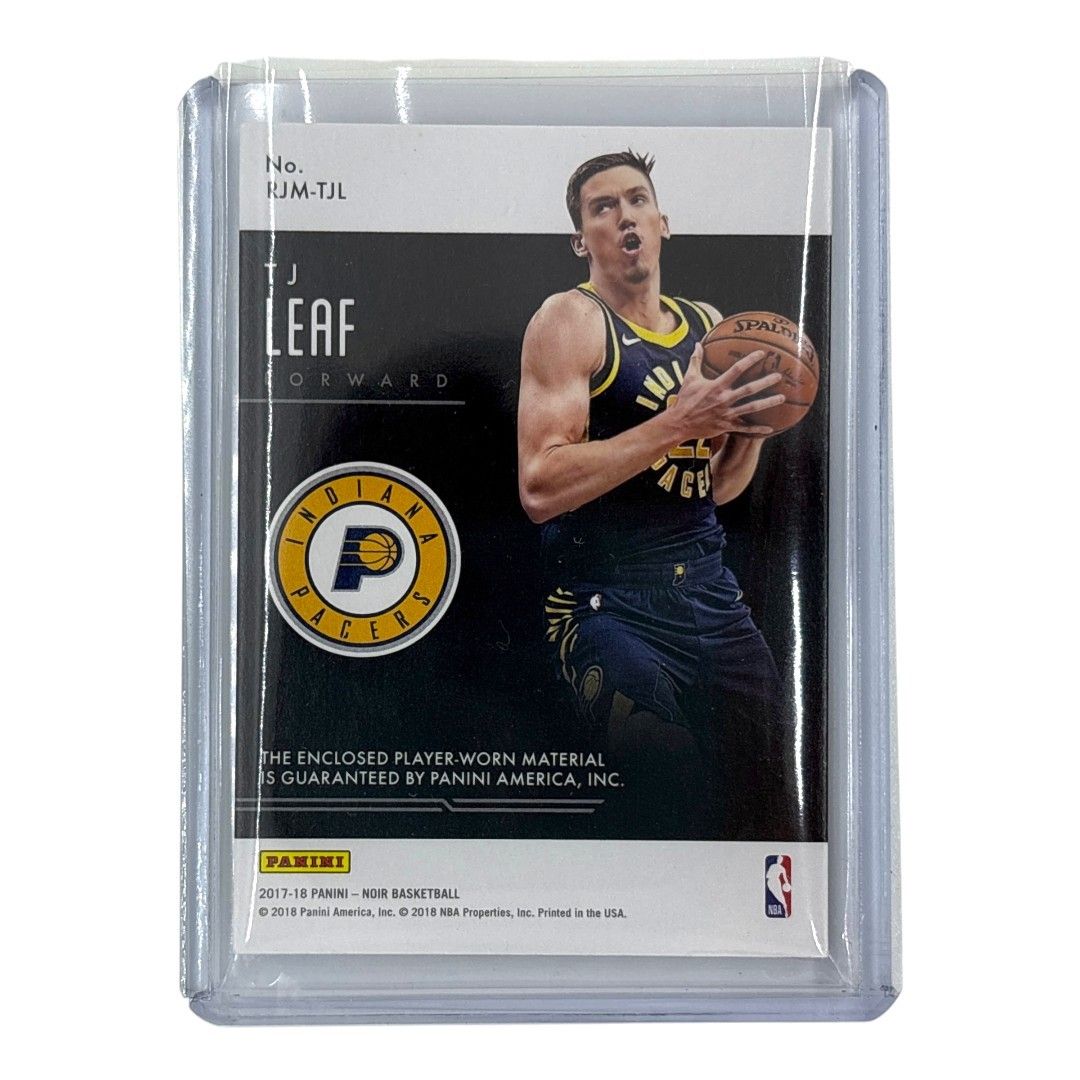PANINI NBAカード NOIR TJ LEAF PACERS 06/10 #RJM-TJL 送料無料 中古 IT1 PANINI NBAカード NOIR TJ LEAF PACERS 06/10 #RJM-TJL 送料無料