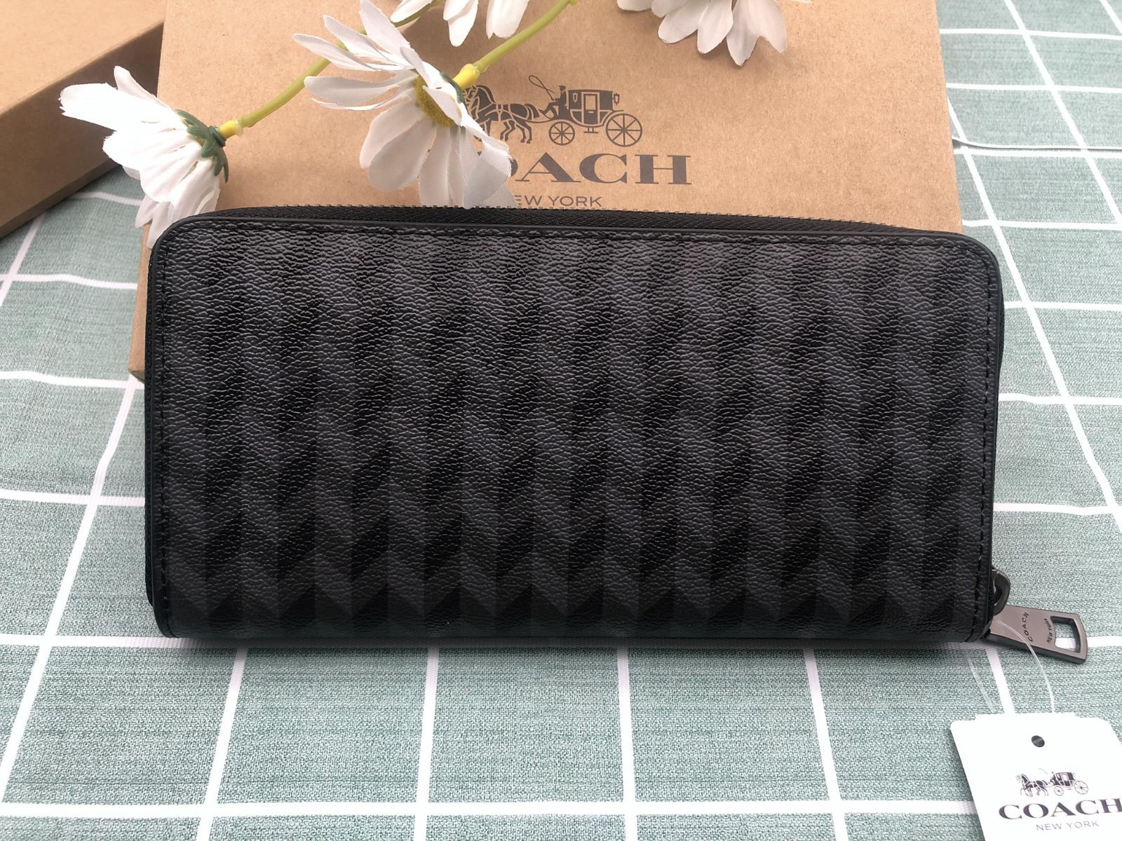 コーチ COACH 長財布 財布 新品 未使用 クーポン配布 ロゴ 