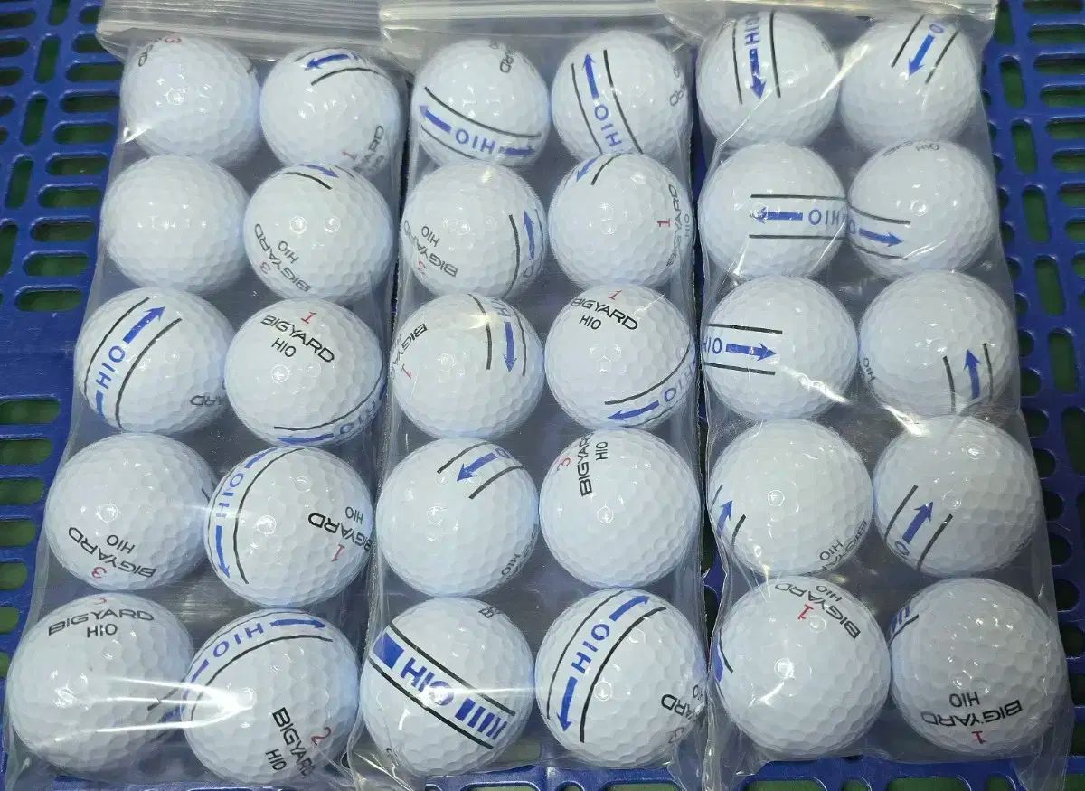 【雷市場（ポンジャン）商品韓国直送】 ネクセン オハイオ州ビッグヤード HIO 3本線 ゴルフボール 30 犬 ( A + レベル) ロストボール