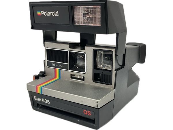 Polaroid 2406602885　■ Polaroid ポラロイド Sun 635 QS インスタントカメラ フィルム無し 動作未確認 ジャンク カメラ