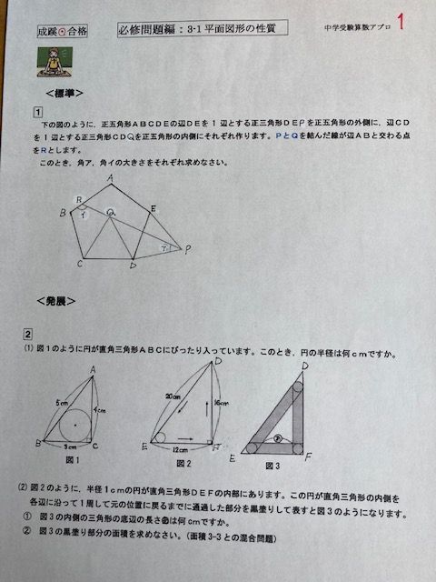 中学受験 成蹊中学校 2024新合格への算数プリント | capacitasalud.com