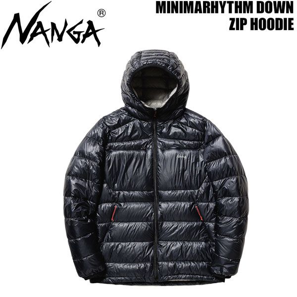 ナンガ ミニマリズムダウンジップフーディ NANGA MINIMARHYTHM DOWN ZIP HOODIE ジャパンブランド ダウンジャケット 山岳 プロユース ミッドレイヤー