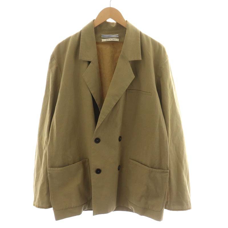 クリスタセヤ CristaSeya JAPANESE COTTON＆LINEN DOUBLE BREASTED 