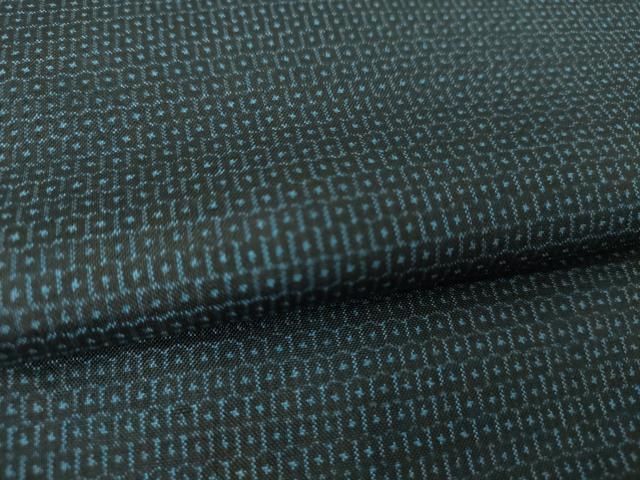 平和屋着物○男性 本場大島紬 アンサンブル 100亀甲 総詰め 正絹 逸品