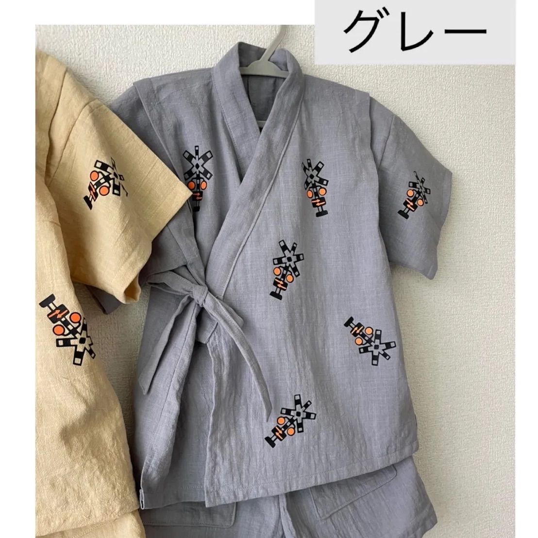 キッズ甚平　100 ハンドメイド お気に入りの生地で作ろう！涼しくてかわいい、こども甚平の