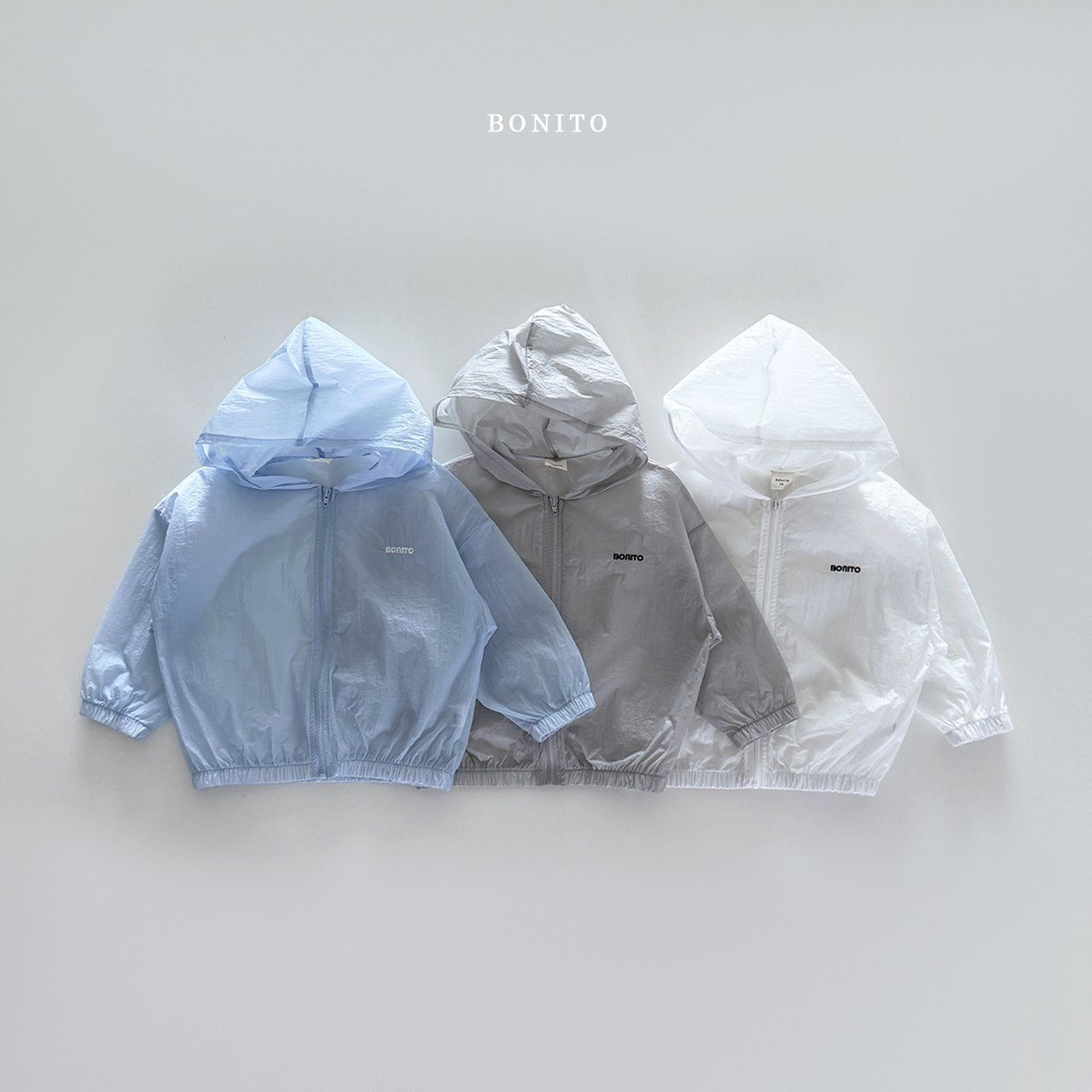 ウインドブレーカー 韓国子供服 男の子 女の子 グレー 140 #8 ウィンドブレーカー | 韓国子供服 Bisque -びすく-