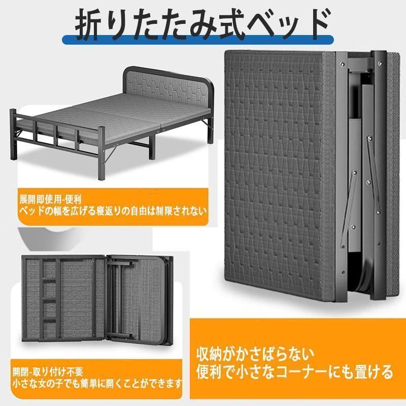 ベッド 折りたたみベッド シングル ベッドフレーム すのこベッド