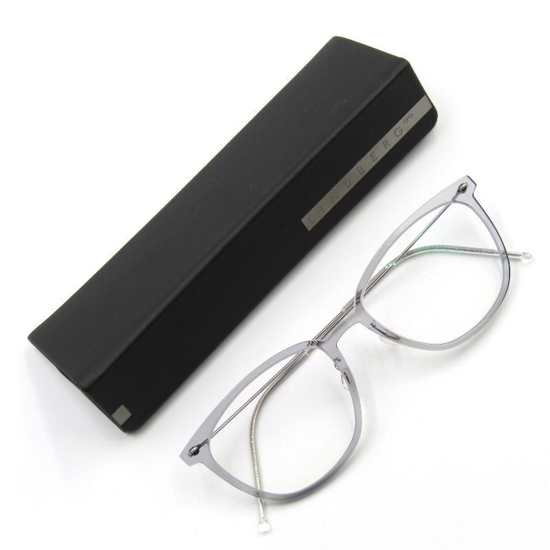 LINDBERG リンドバーグ メガネフレーム NOW 6647 デンマーク製 ウェリントン ナウ C07|P10 クリアグレー|シルバー65007626