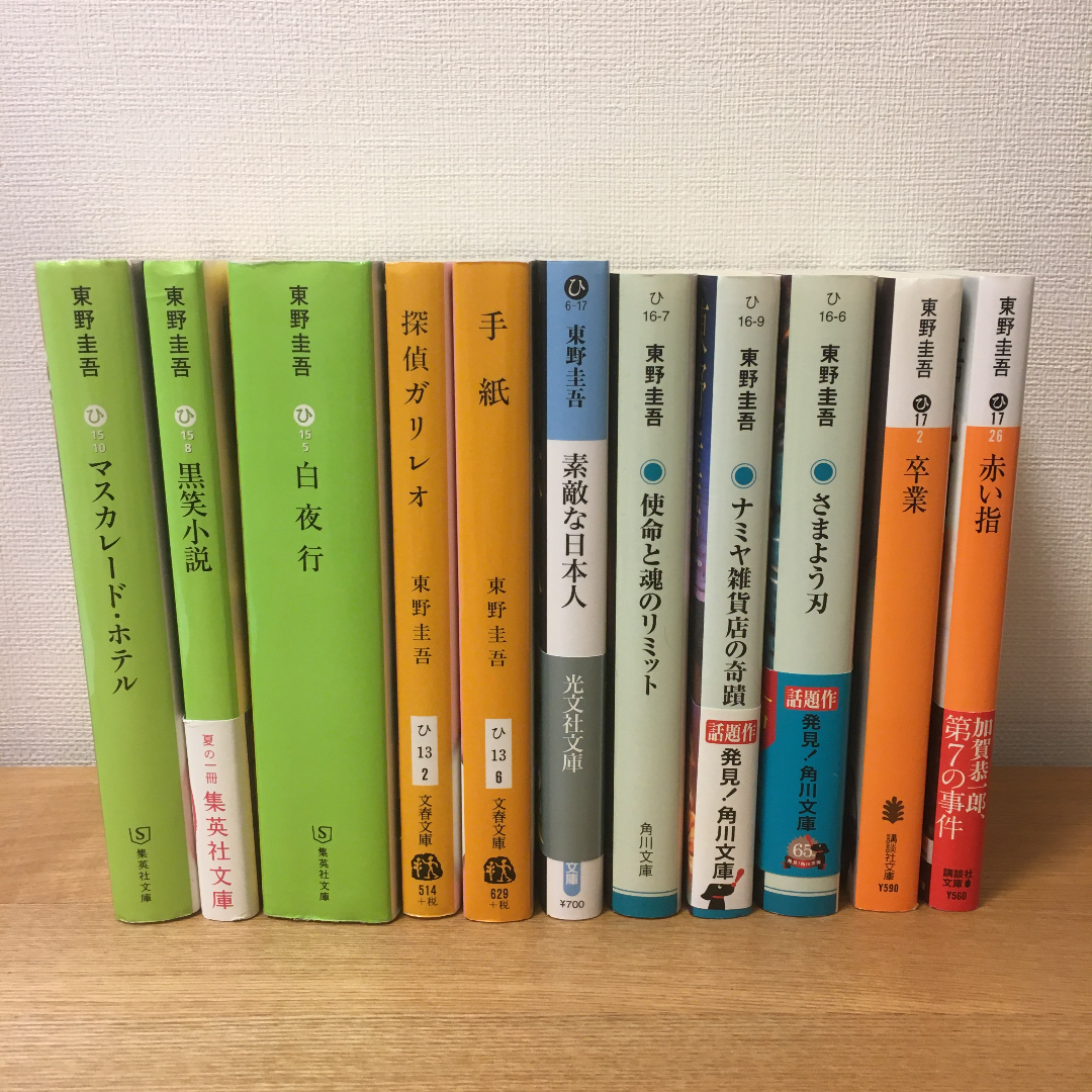 オリジナル 東野圭吾まとめ売り 白夜行 マスカレードホテル 計7冊