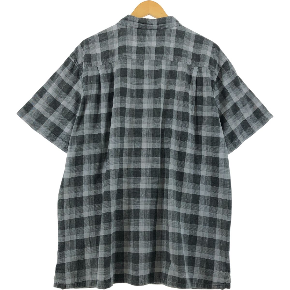patagonia チェック柄 半袖シャツ Lサイズ 古着 パタゴニア Patagonia チェック柄 半袖 ボックスシャツ メンズXXL