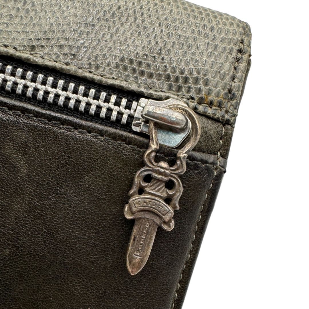 CHROME HEARTS】クロムハーツ フレアニー切り替え クラッチバッグ 