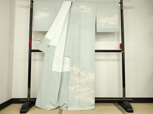 平和屋着物○訪問着 松 金彩 正絹 逸品 AAAS6676ck - メルカリ