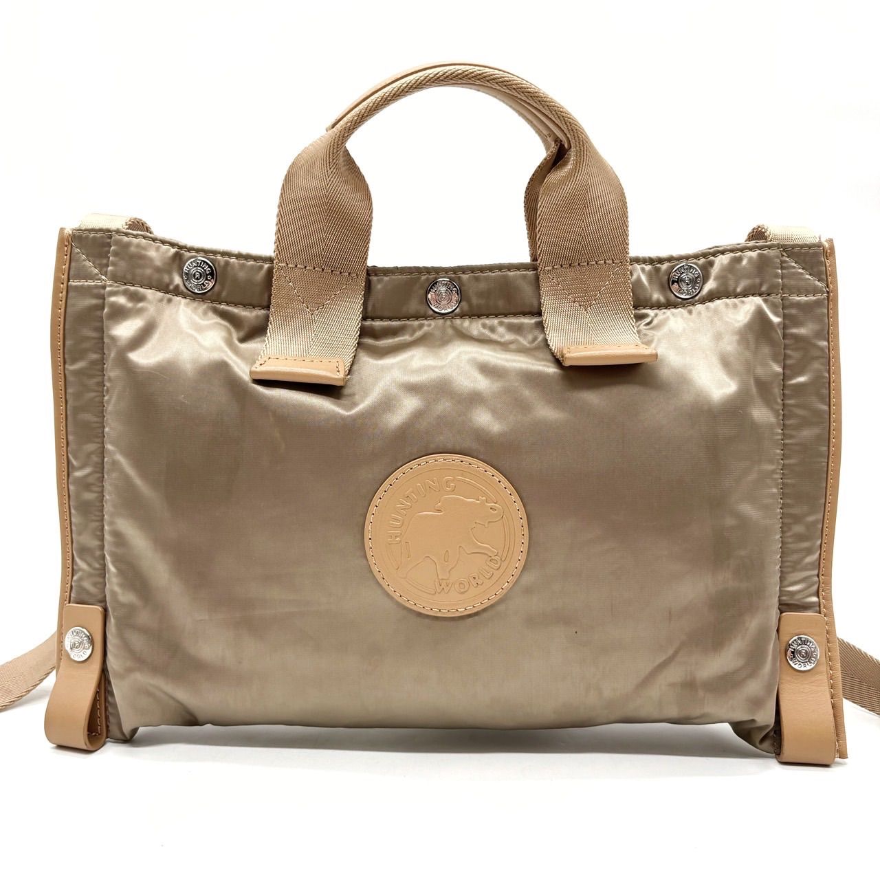 【タグ付き】現行モデル ハンティングワールド 2way ハンドバッグ ショルダー HUNTING WORLD 2WAY トートバッグ ショルダー メンズレディース