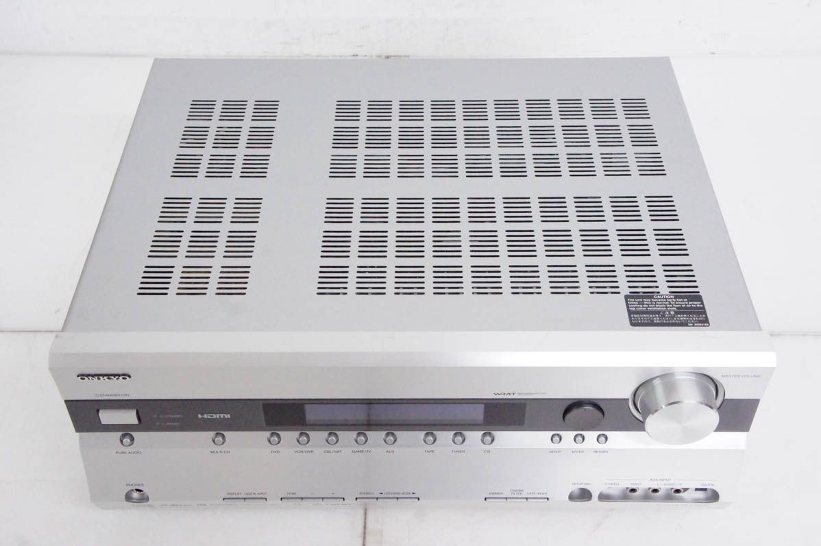 オンキョー　アンプ　ONKYO AV CENTER TX-SA605 ONKYO TX-SA605 AV center Amplifier Silver Good | eBay