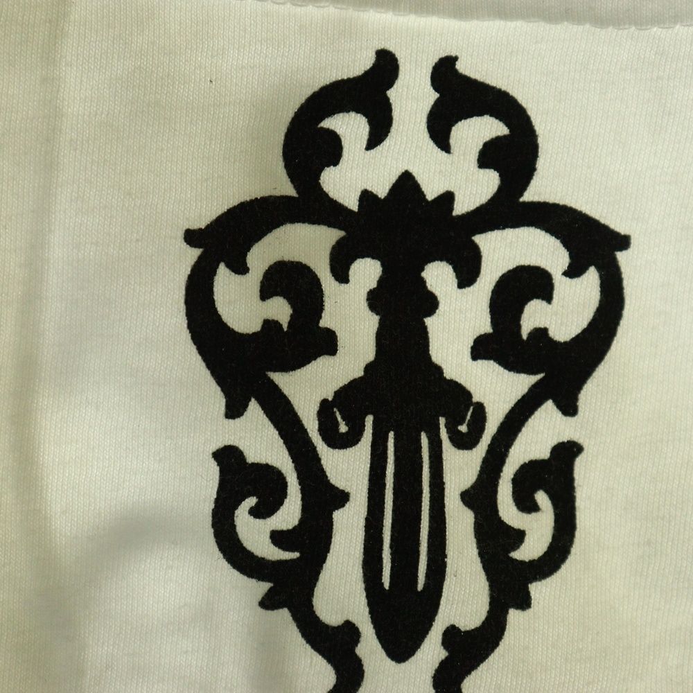 ◆CHROME HEARTS◆DAGGER THERMAL ロング Tシャツ L/S TEE WHITE Chrome Hearts CHROME HEARTS Multicolor Dagger & Scroll Long